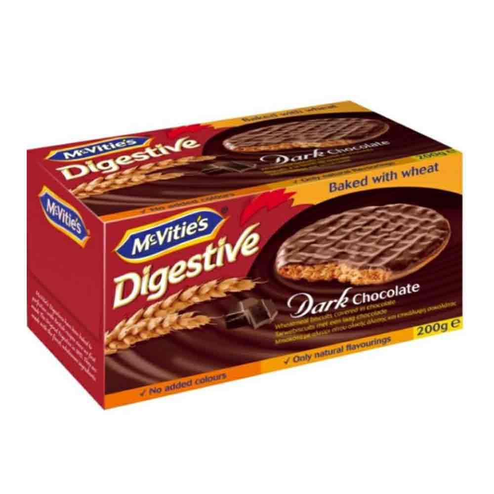 Mcvities Digestive Dark Chocolate 200g All Day Supermarket