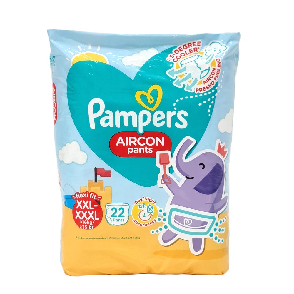 Pampers Diaper Aircon Pants Xxl 22 All Day Supermarket 