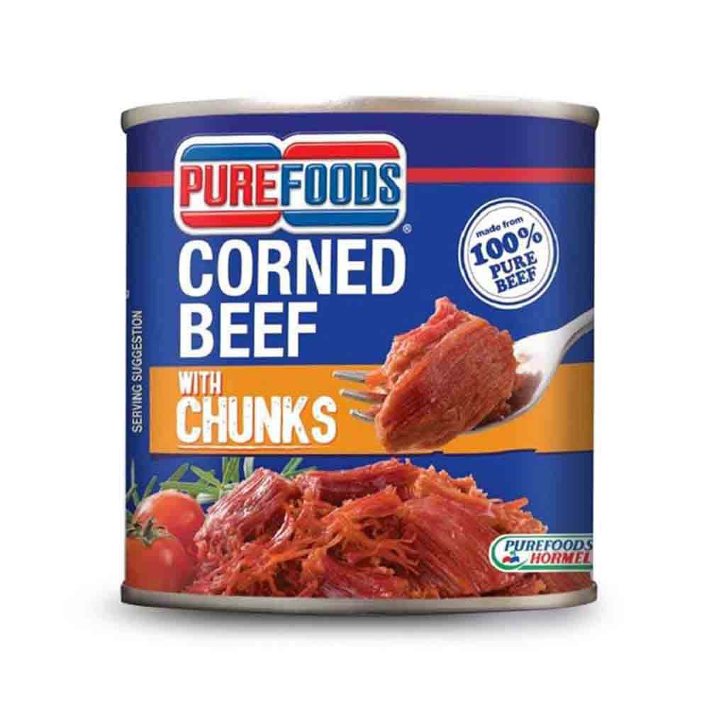 PUREFOODS CORNED BEEF CHUNKS 210G | All Day Supermarket