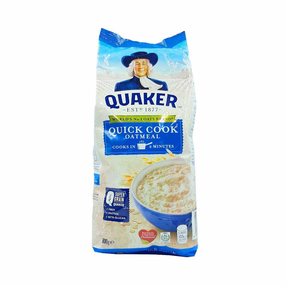 Quaker Quick Cooking Oats 800g All Day Supermarket