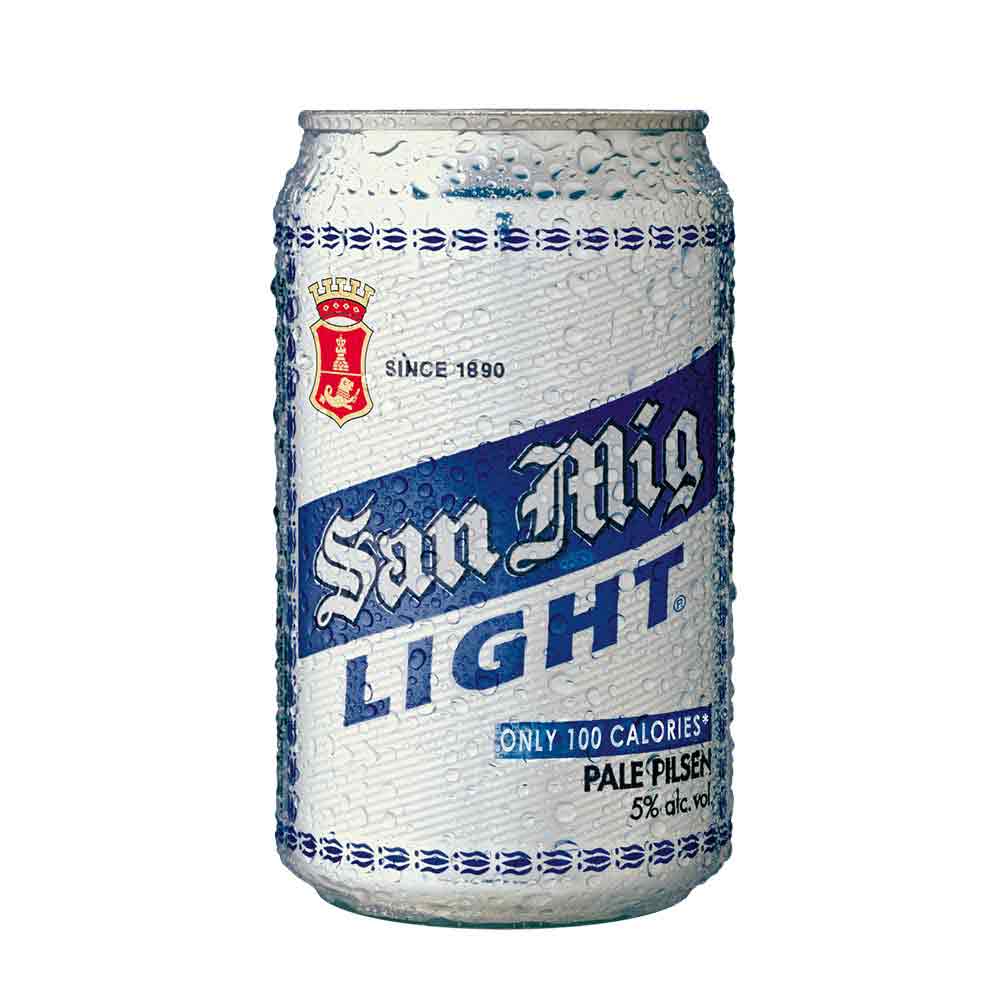 San Miguel Light Can Pale Pilsen Ml All Day Supermarket